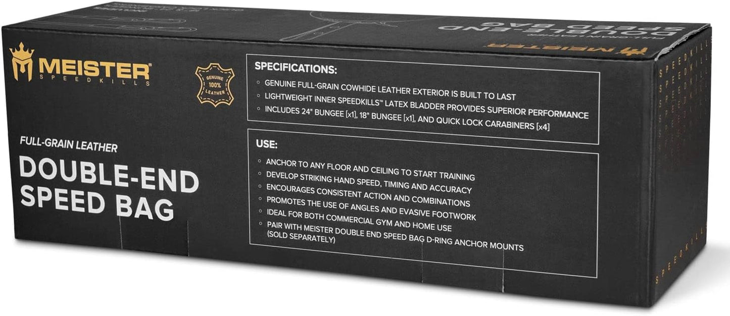 Speedkills Leather Speed Bag with Lightweight Latex Bladder