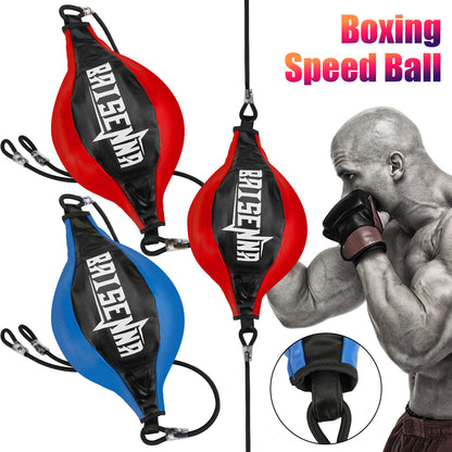 Double End MMA Punching Boxing Sparring Speed Ball Fitness Training Equipment US