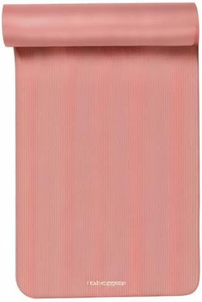 Solana Yoga Mat Thick 1/2In Non-Slip Workout Mat with Nylon Strap - 72X24In Exercise Mat for Pilates, Stretching & Fitness - BPA Free, Easy Clean