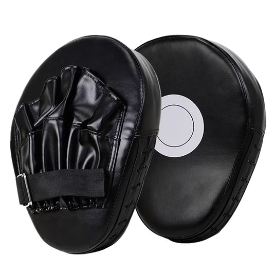 Boxing Pads Focus Mitts, Curved Hook and Jab Target Hand Pads, Great for MMA, Muay Thai, Kickboxing, Martial Arts, Karate Training, Padded Punching, Coaching Strike Shield (Black)