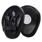 Boxing Pads Focus Mitts, Curved Hook and Jab Target Hand Pads, Great for MMA, Muay Thai, Kickboxing, Martial Arts, Karate Training, Padded Punching, Coaching Strike Shield (Black)