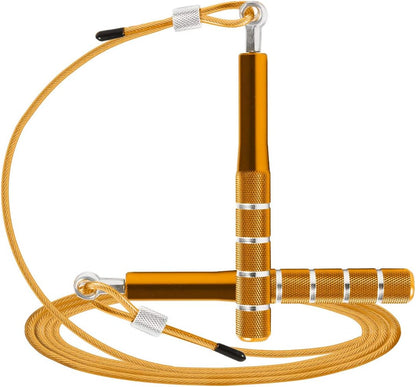 Jump Rope,  Speed Jumping Rope for Training Fitness Exercise, Adjustable Adults Workout Skipping Rope for Men, Women, Kids, Girls