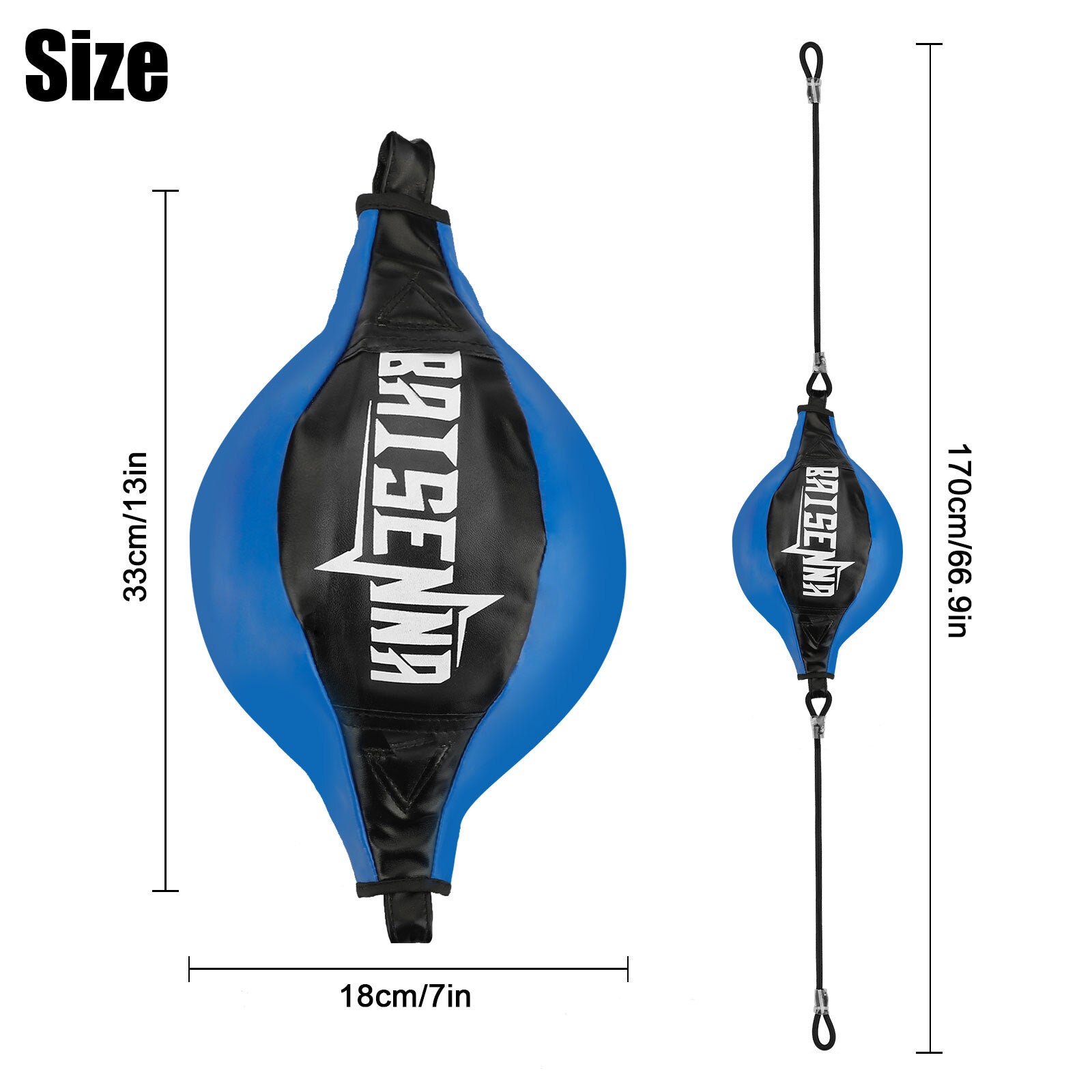 Double End MMA Punching Boxing Sparring Speed Ball Fitness Training Equipment US