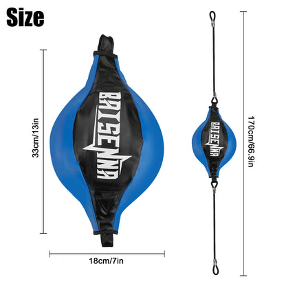 Double End MMA Punching Boxing Sparring Speed Ball Fitness Training Equipment US