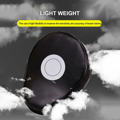 Boxing Pads Focus Mitts, Curved Hook and Jab Target Hand Pads, Great for MMA, Muay Thai, Kickboxing, Martial Arts, Karate Training, Padded Punching, Coaching Strike Shield (Black)