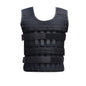 20Kg Weighted Vest Adjustable Loading Weight Jacket Exercise Weightloading Gym Equipment Boxing Training Waistcoat （Only Vest）