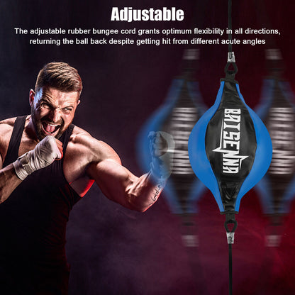 Double End MMA Punching Boxing Sparring Speed Ball Fitness Training Equipment US